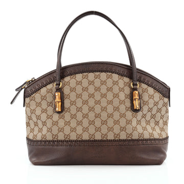 Gucci Laidback Crafty Handle Bag GG Canvas Medium