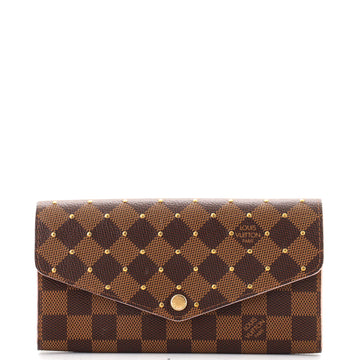 Louis Vuitton Sarah Wallet NM Studded Damier