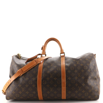 Louis Vuitton Keepall Bandouliere Bag Monogram Canvas 60