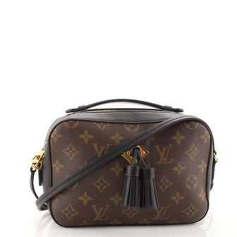 Louis Vuitton Saintonge Handbag Monogram Canvas with Leather