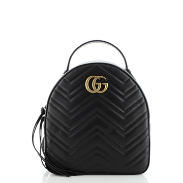 Gucci GG Marmont Backpack Matelasse Leather Small