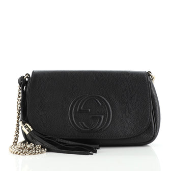 Gucci Soho Chain Crossbody Bag Leather Medium