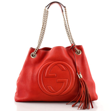 Gucci Soho Chain Strap Shoulder Bag Leather Medium