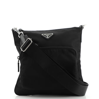 Prada Front Pocket Messenger Bag Tessuto Medium