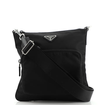 Prada Front Pocket Messenger Bag Tessuto Medium