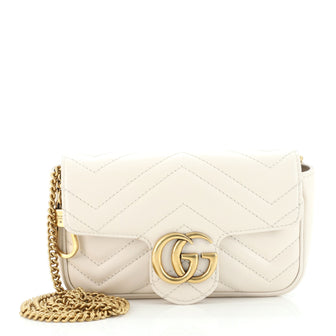 Gucci GG Marmont Flap Bag Matelasse Leather Super Mini