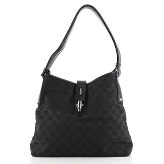 Gucci Piston Shoulder Bag GG Canvas Medium