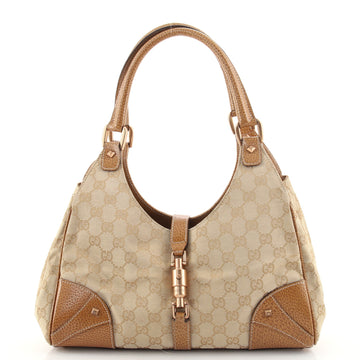 Gucci Joy Bardot Hobo GG Canvas Large