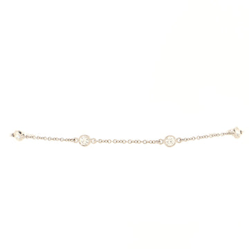 Tiffany & Co. Elsa Peretti Diamonds by the Yard 6 Stone Bracelet Platinum with Diamonds 0.30CT