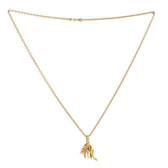 Cartier Panthere Pendant Necklace 18K Yellow Gold