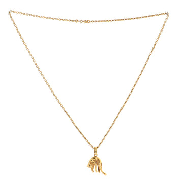 Cartier Panthere Pendant Necklace 18K Yellow Gold
