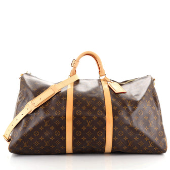 Louis Vuitton Keepall Bandouliere Bag Monogram Canvas 60