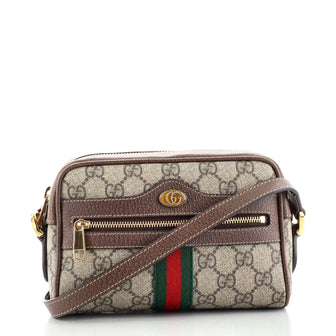 Gucci Ophidia Shoulder Bag GG Coated Canvas Mini