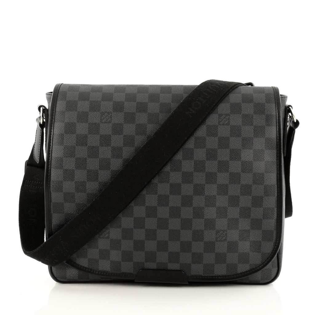 Louis Vuitton Daniel MM Damier Graphite Canvas Crossbody Bag on SALE