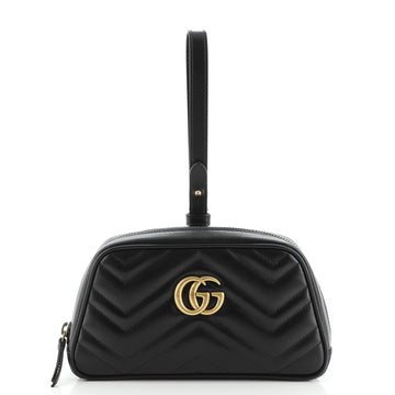 Gucci GG Marmont Wristlet Matelasse Leather