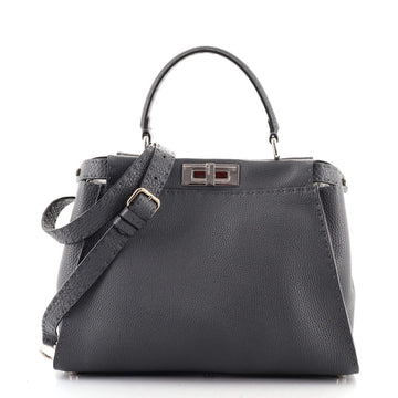 Fendi Selleria Peekaboo Bag Rigid Leather Regular