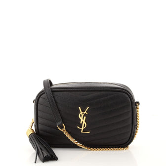 Saint Laurent Lou Camera Bag Matelasse Chevron Leather Mini