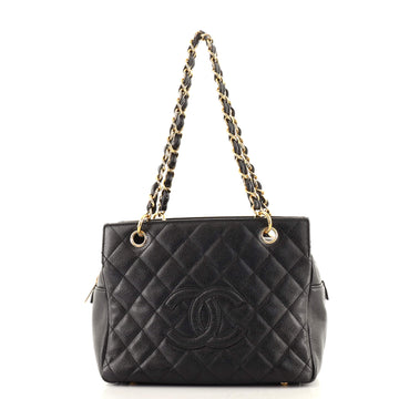 Chanel Petite Timeless Tote Quilted Caviar