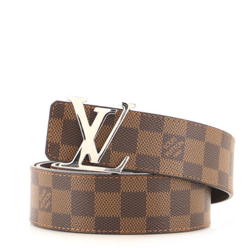 Louis Vuitton LV Initiales Reversible Belt Damier and Leather Wide