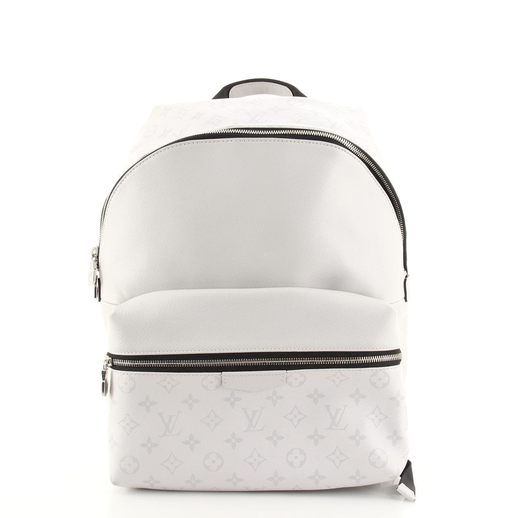 Louis Vuitton Discovery Backpack Monogram Taigarama PM Silver