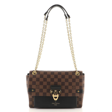 Louis Vuitton Vavin Handbag Damier with Leather PM
