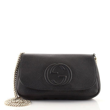 Gucci Soho Chain Crossbody Bag Leather Medium