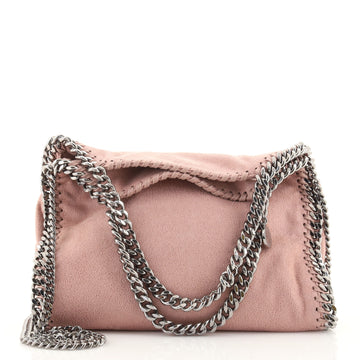 Stella McCartney Falabella Fold Over Crossbody Bag Shaggy Deer Mini