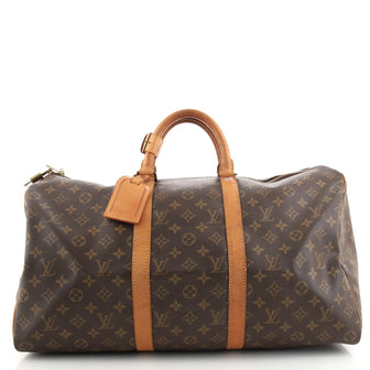 Louis Vuitton Keepall Bag Monogram Canvas 50