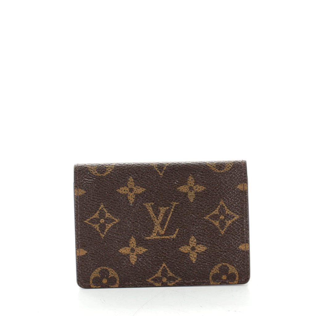Louis Vuitton LV Monogram Coated Canvas Card Case - Red Wallets,  Accessories - LOU781436