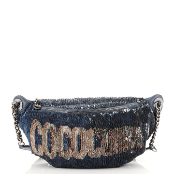 Chanel Coco Cuba Waist Bag Sequins and Quilted Lambskin