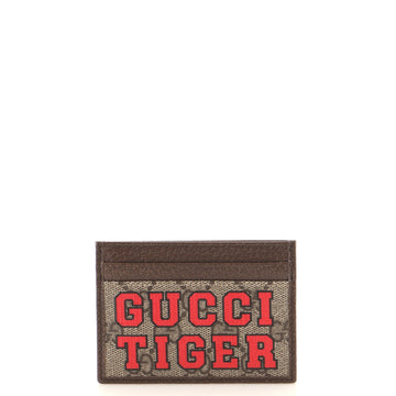 Gucci Card Holder Printed GG Coated Canvas