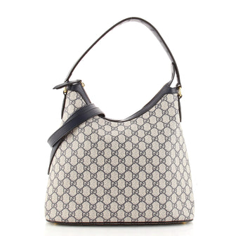 Gucci Linea A Hobo GG Coated Canvas