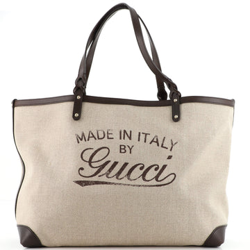Gucci Craft Tote Canvas Medium
