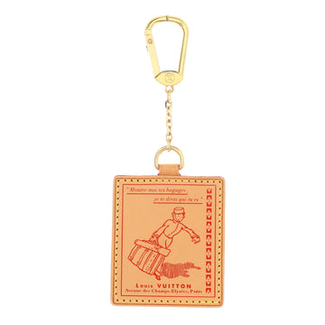 Louis Vuitton VVN Bag Charm Printed Vachetta Leather