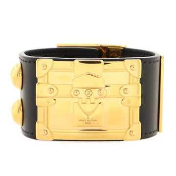 Louis Vuitton So LV Cuff Bracelet Leather and Metal