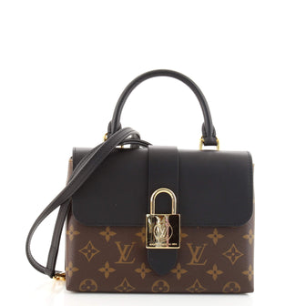 Louis Vuitton Locky Handbag Monogram Canvas with Leather BB