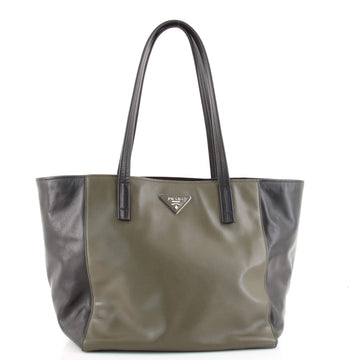 Prada Open Tote Soft Calf East West