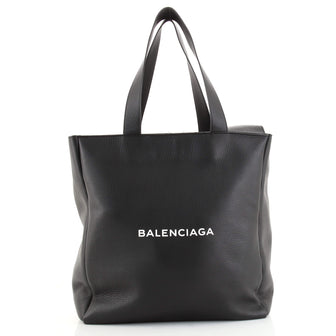 Balenciaga Logo Open Tote Leather Medium