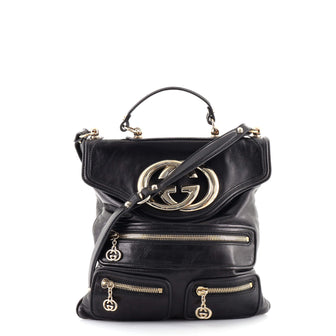 Gucci Britt Messenger Leather
