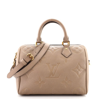 Louis Vuitton Speedy Bandouliere Bag Monogram Empreinte Giant 25