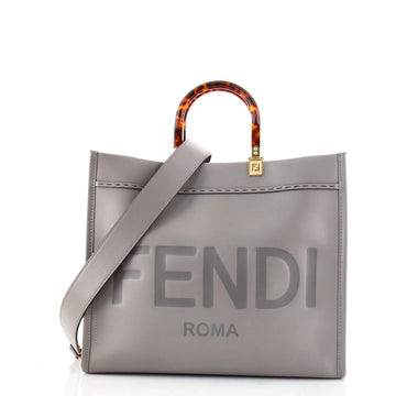 Fendi Sunshine Shopper Tote Leather Medium