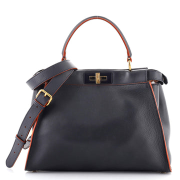 Fendi Peekaboo Bag Rigid Leather Regular