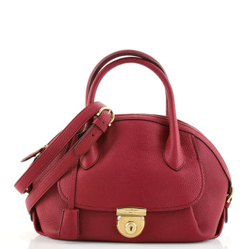 Salvatore Ferragamo Fiamma Satchel Leather Medium
