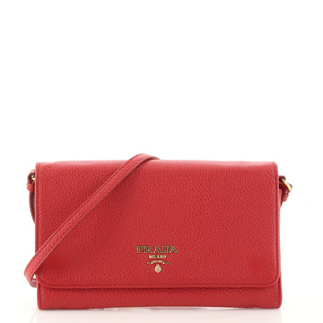 Prada Wallet on Strap Vitello Daino