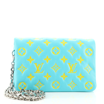 Louis Vuitton, Bags, Like New Louis Vuittonlambskin Embossed Pochette  Chain Bag