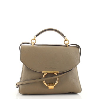 Salvatore Ferragamo Margot Satchel Leather Small