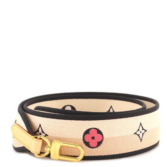 Louis Vuitton Logo Shoulder Strap Jacquard Wide