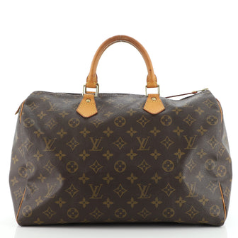 Louis Vuitton Speedy Handbag Monogram Canvas 35