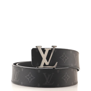 Louis Vuitton LV Initiales Reversible Belt Monogram Eclipse Canvas Wide