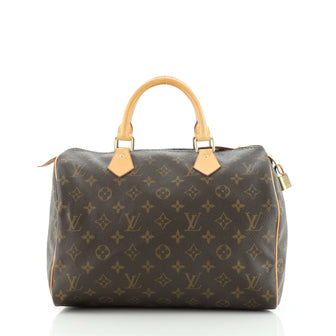 Louis Vuitton Speedy Handbag Monogram Canvas 30